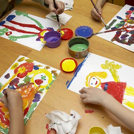Group art square